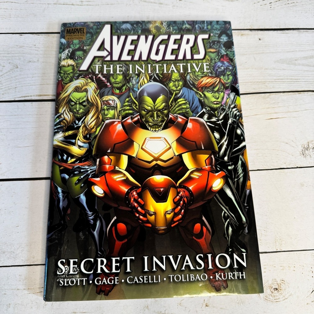 Avengers The Initiative Secret Invasion Marvel HC Graphic Novel 2009 Premiere Ed